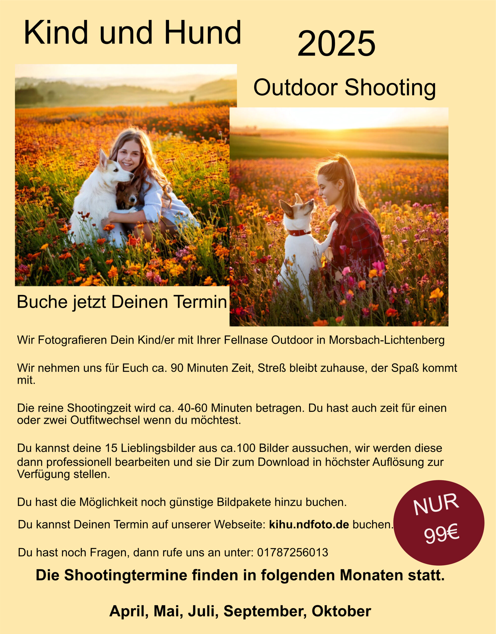 Kind Hund Shooting